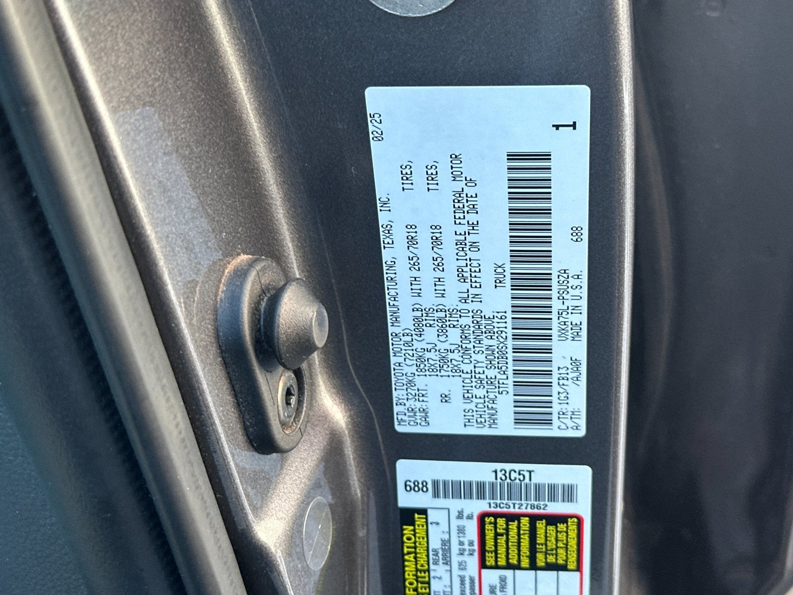 2025 Toyota Tundra SR5