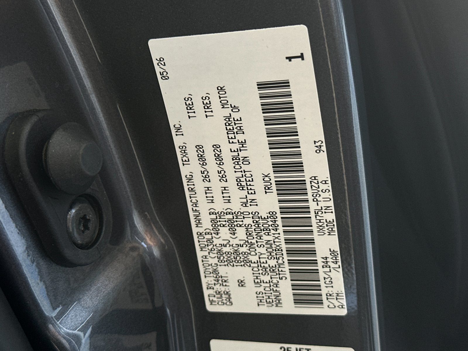 2026 Toyota Tundra Hybrid 1794 Edition