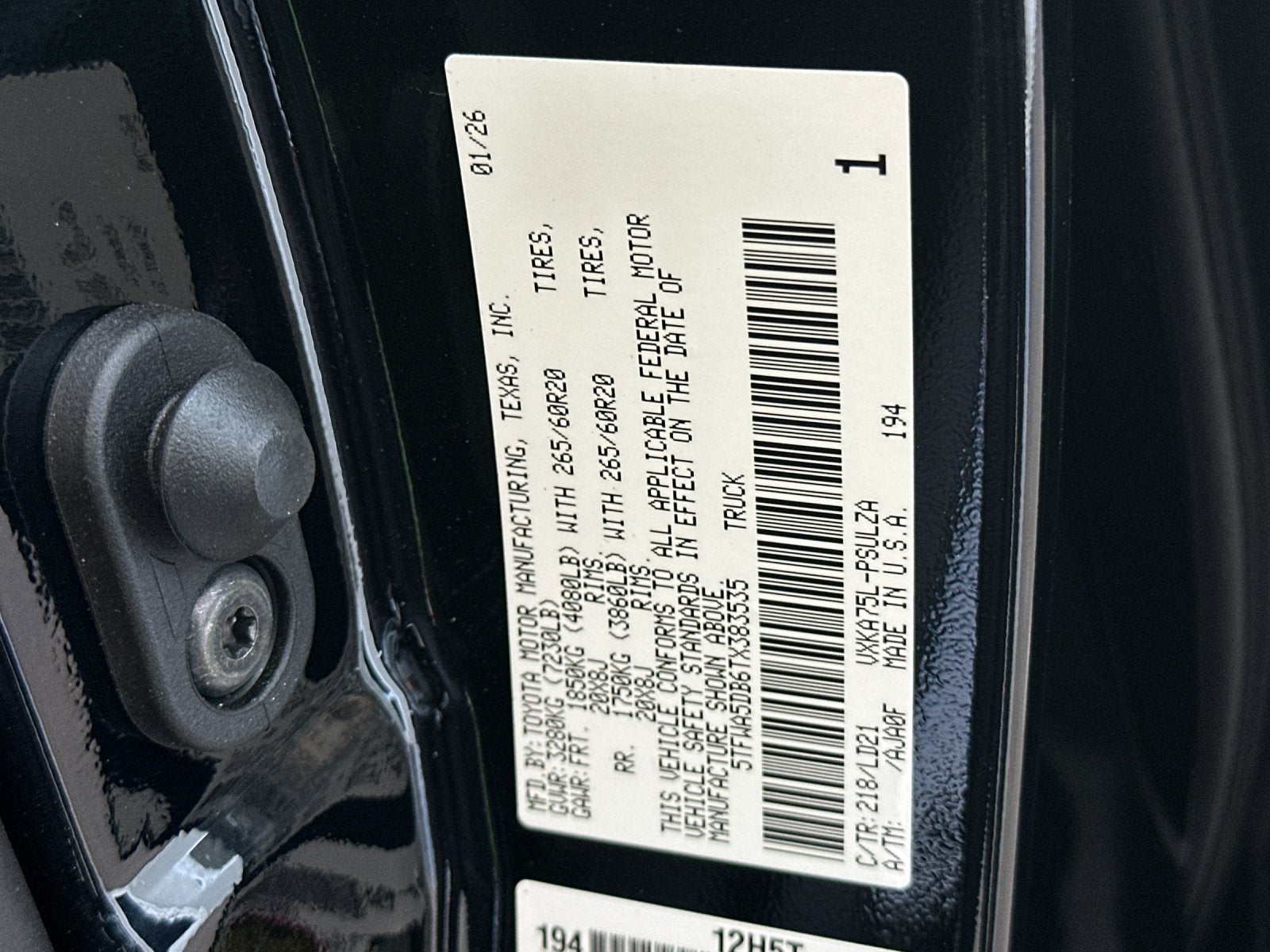 2026 Toyota Tundra Limited