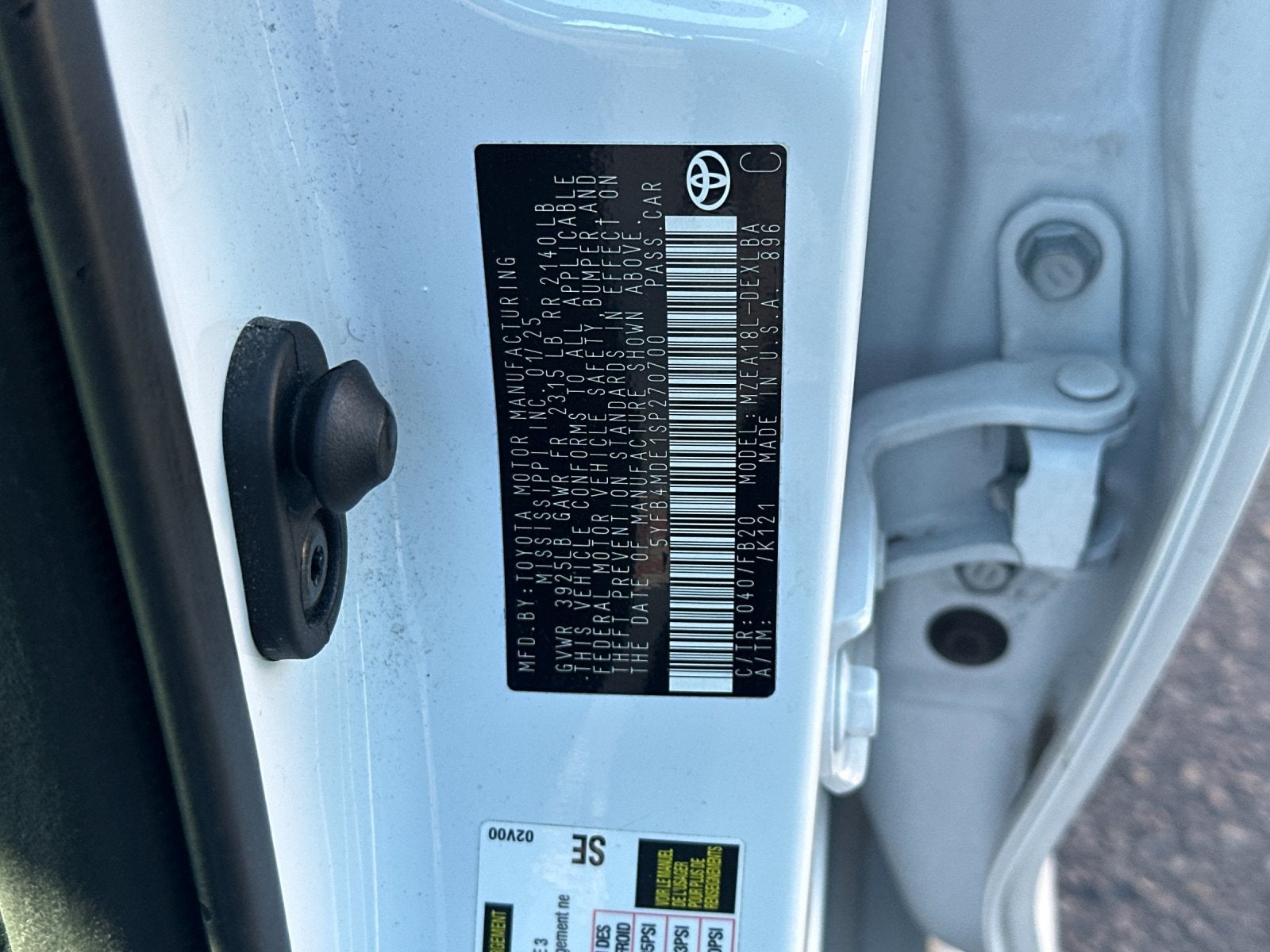 2025 Toyota Corolla LE