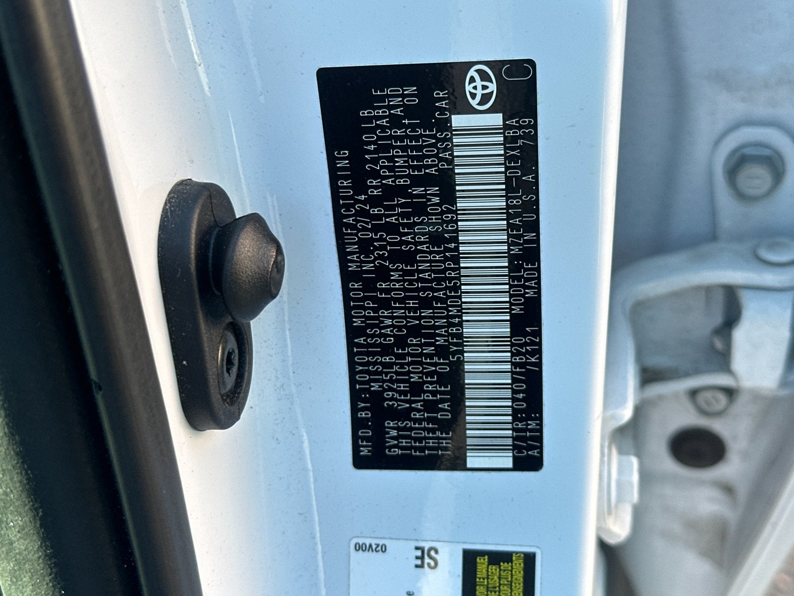 2024 Toyota Corolla LE