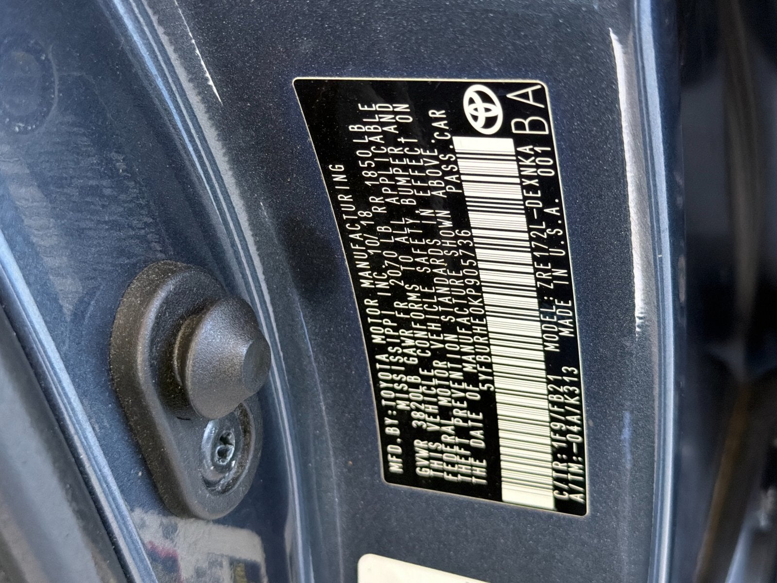 2019 Toyota Corolla LE