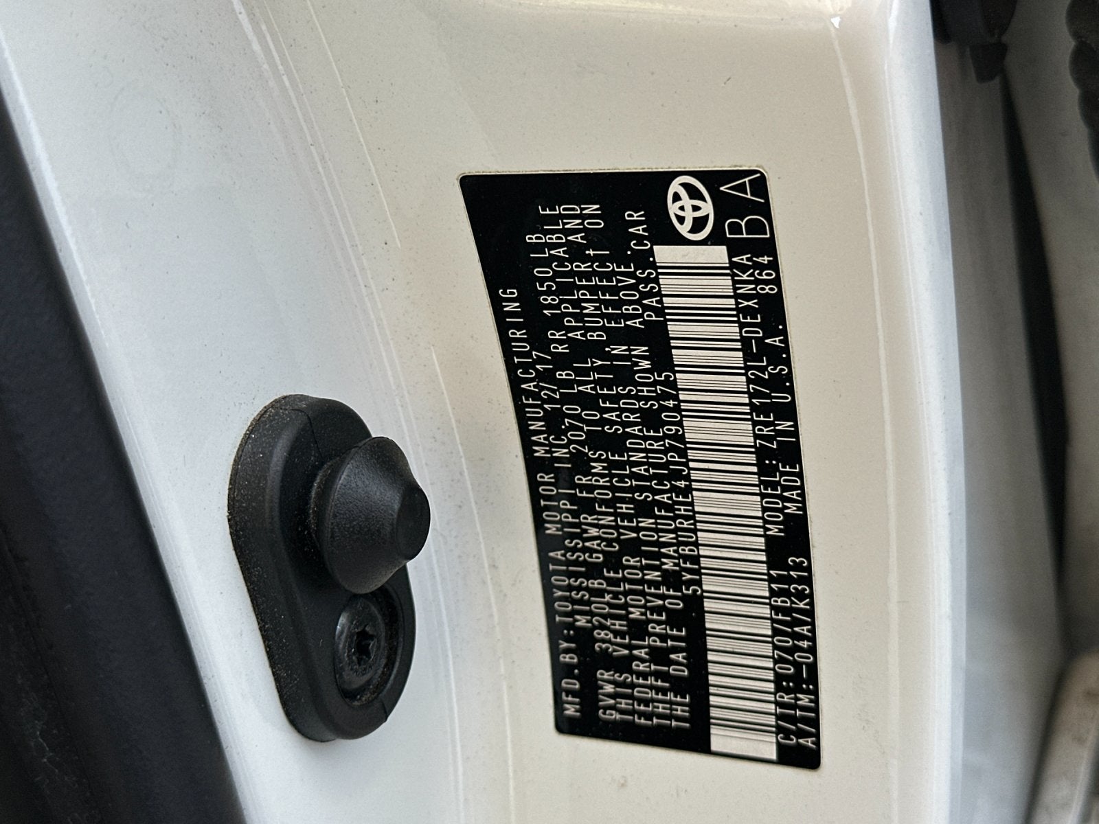 2018 Toyota Corolla LE