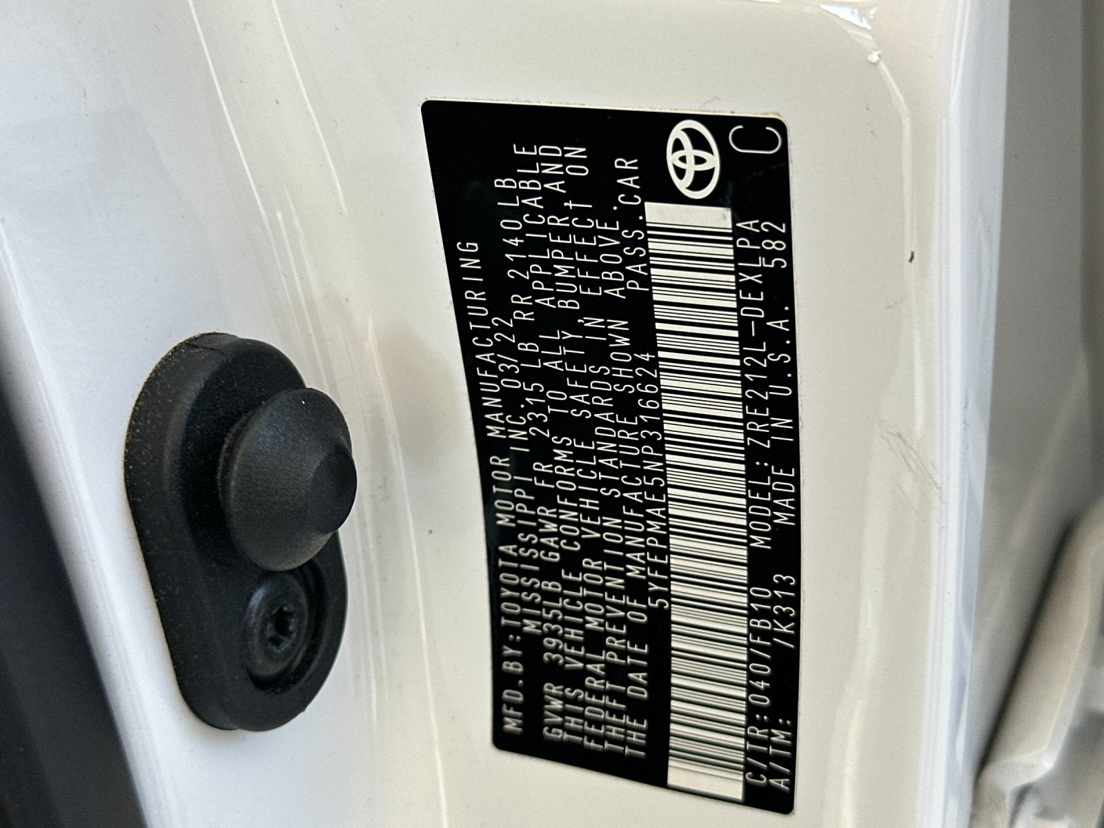 2022 Toyota Corolla LE