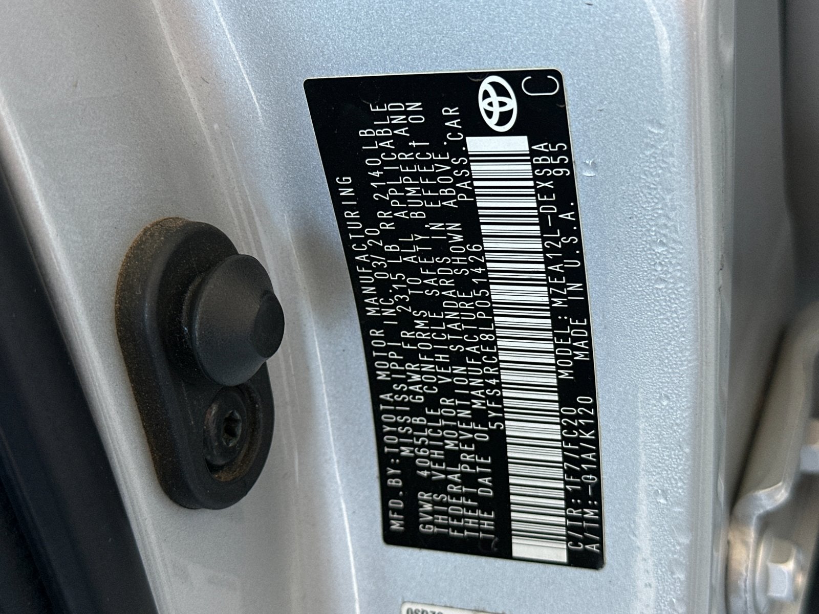 2020 Toyota Corolla Nightshade