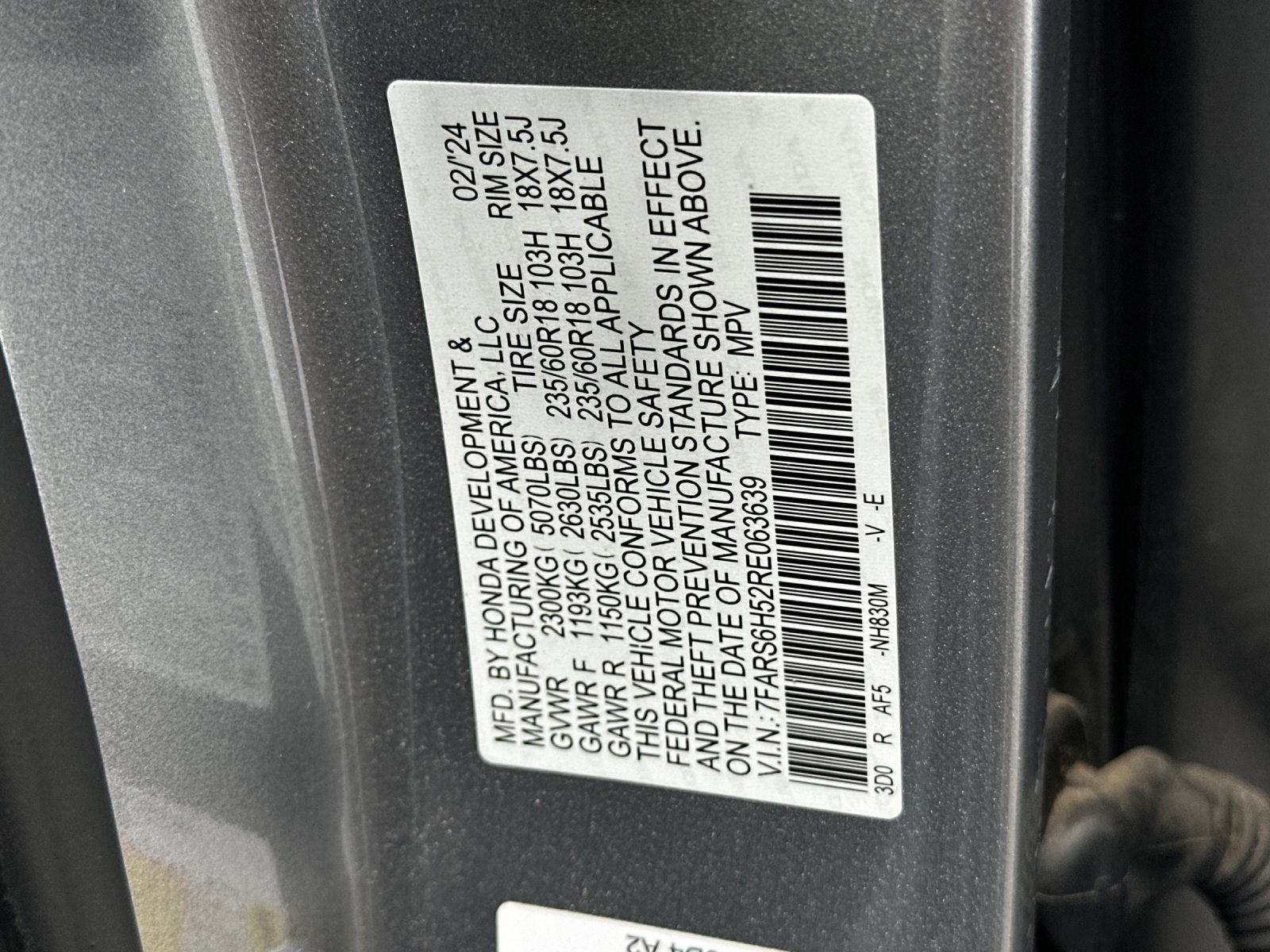 2024 Honda CR-V Hybrid Sport