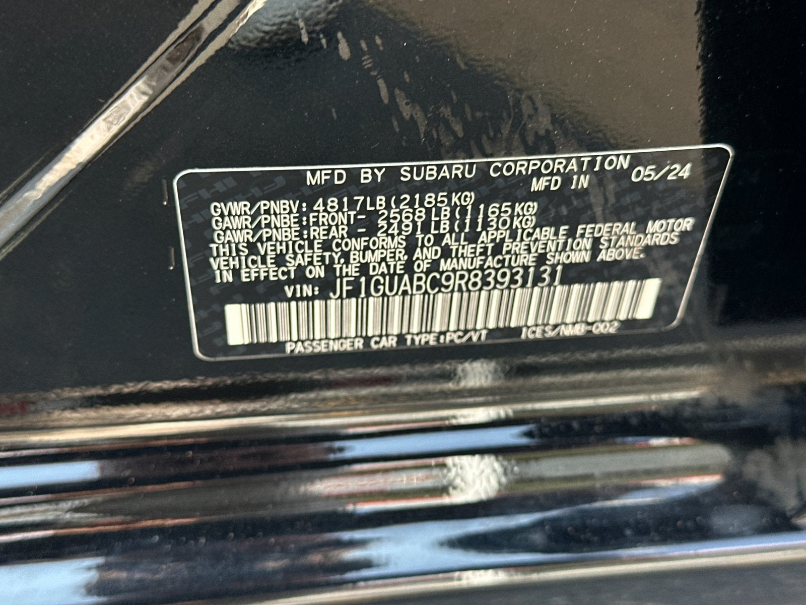 2024 Subaru Impreza Base