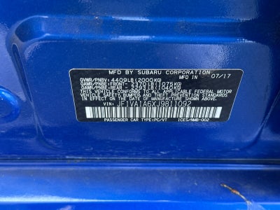 2018 Subaru WRX Base