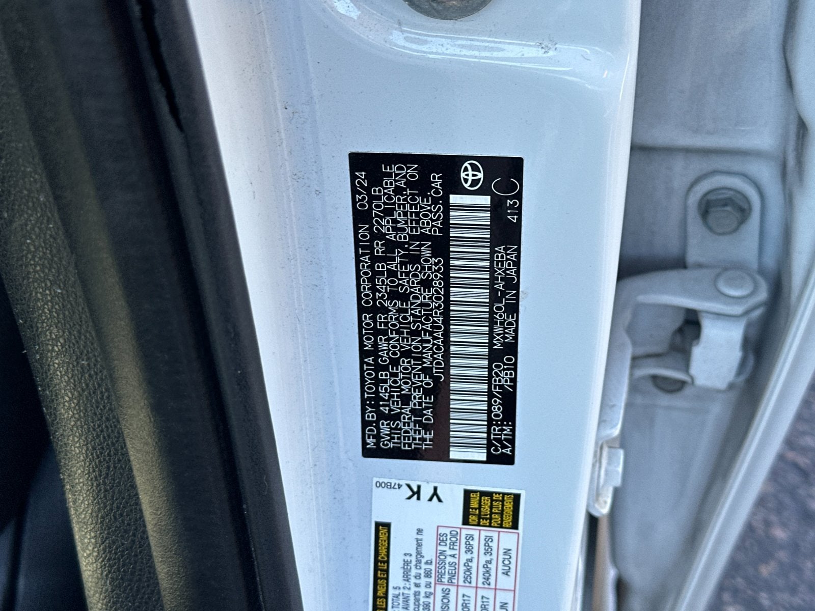 2024 Toyota Prius LE