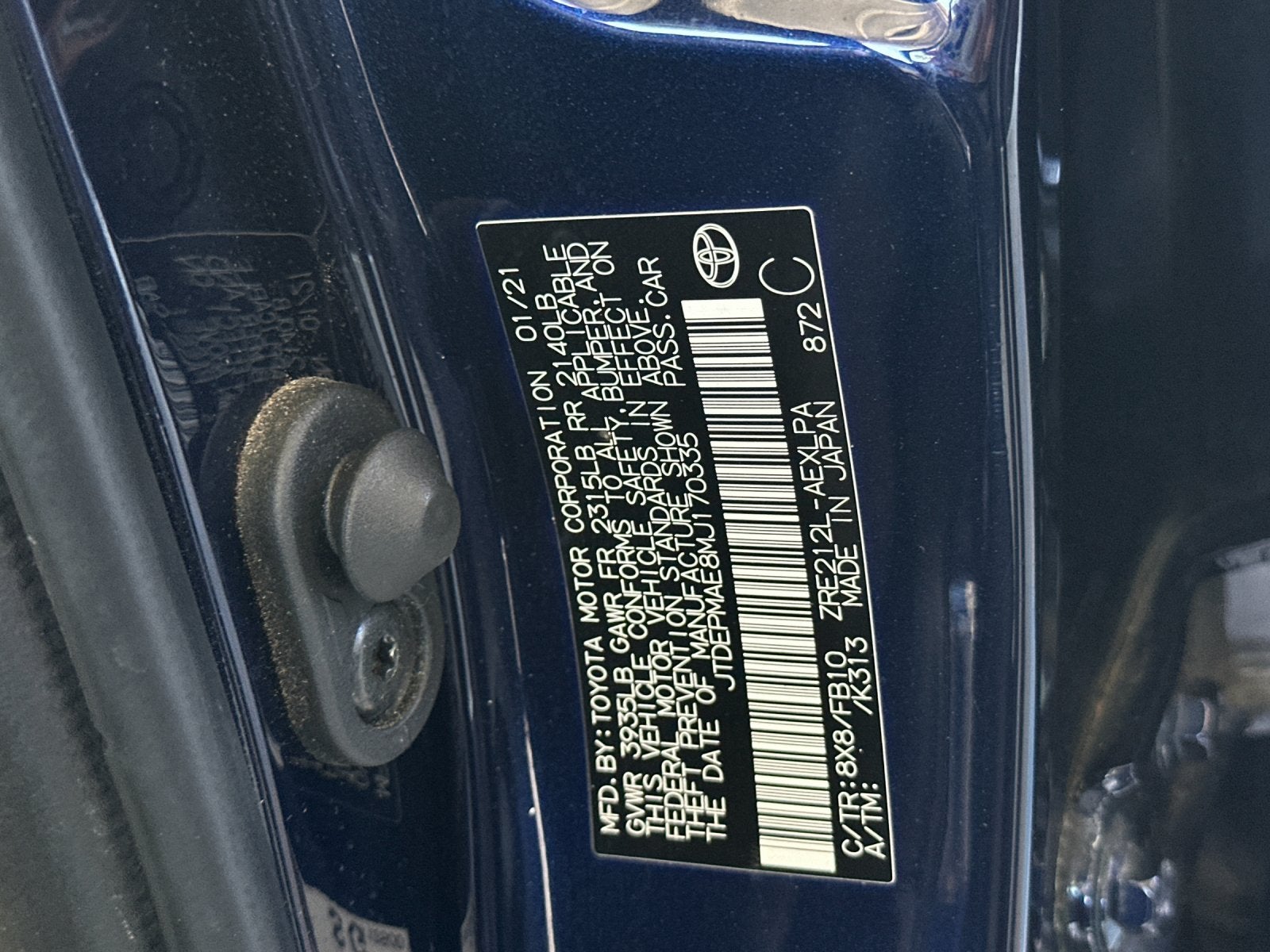 2021 Toyota Corolla LE