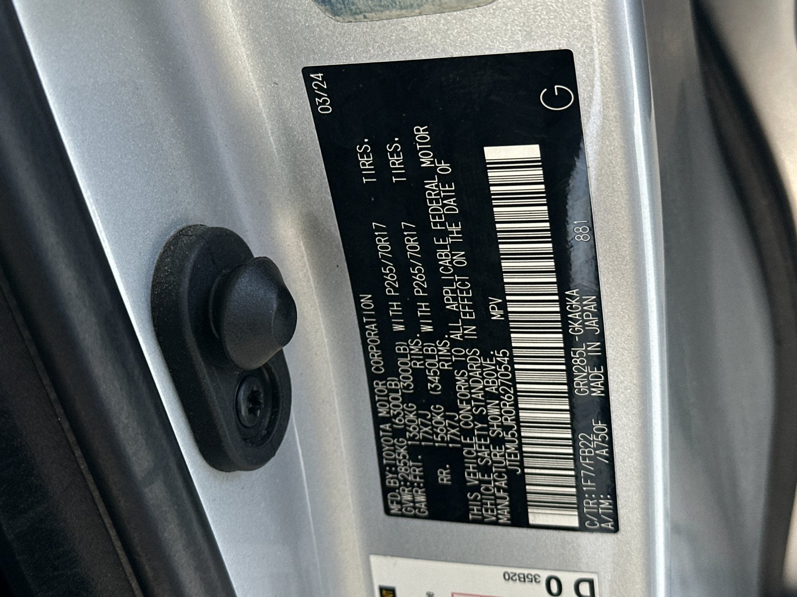 2024 Toyota 4Runner SR5