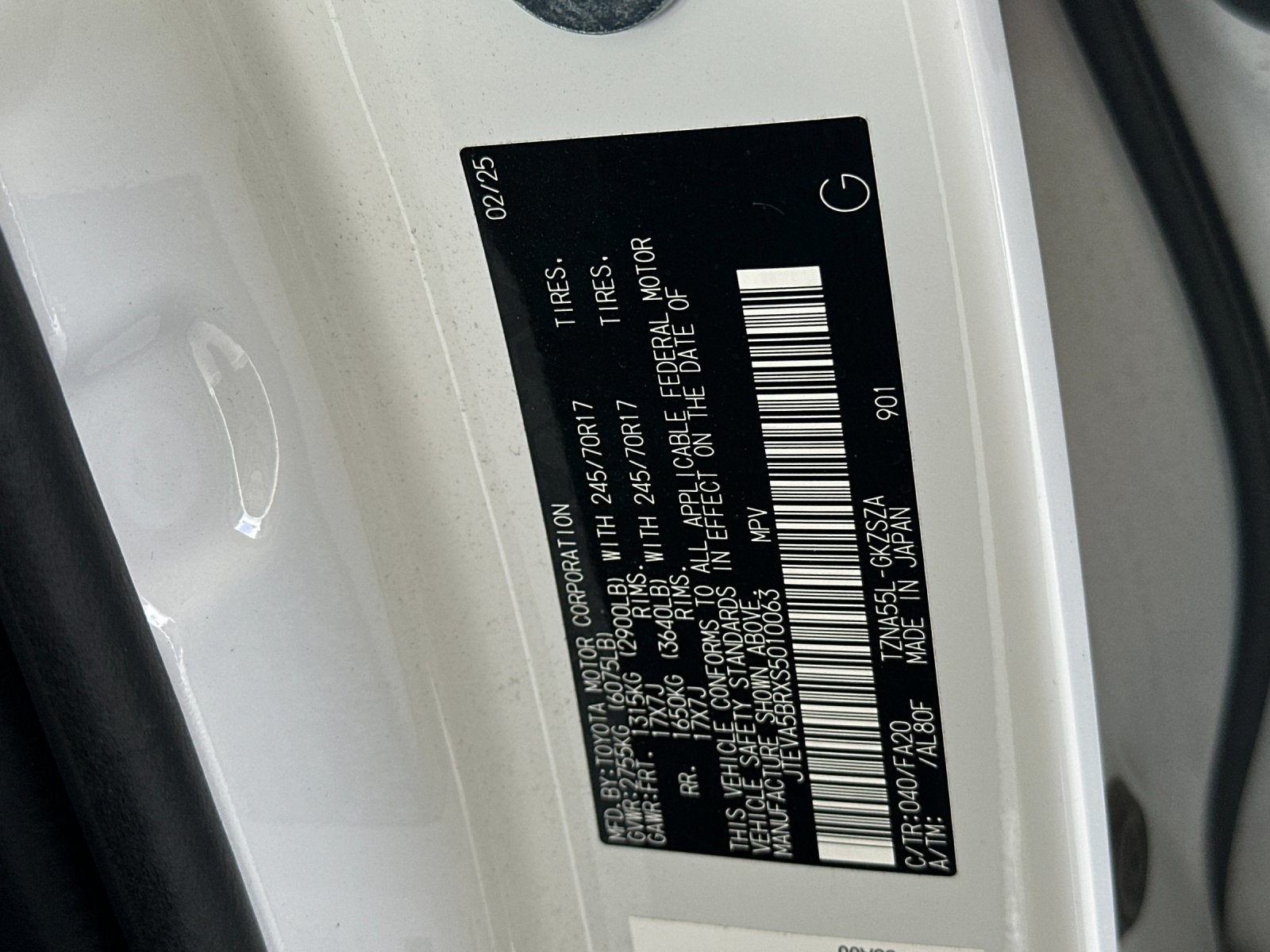 2025 Toyota 4Runner SR5