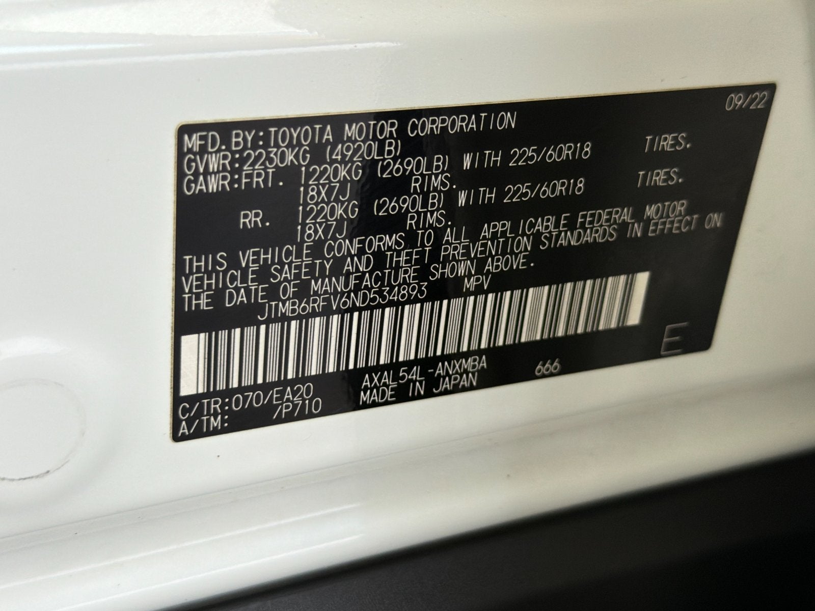 2022 Toyota RAV4 Hybrid XLE Premium