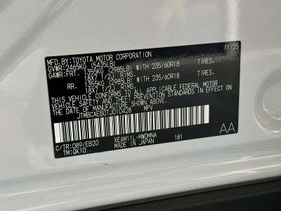 2026 Toyota bZ XLE Plus