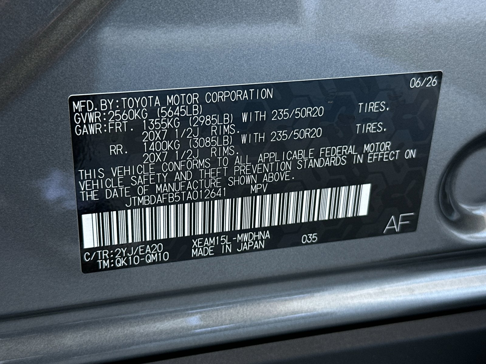 2026 Toyota bZ Limited