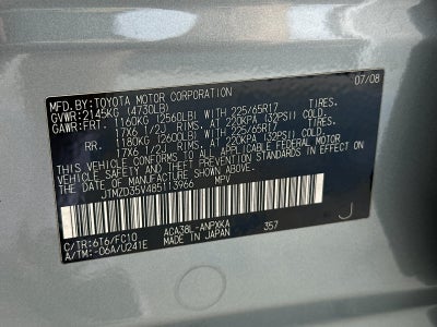 2008 Toyota RAV4 Base