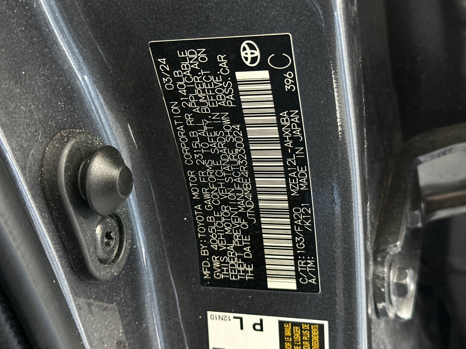 2024 Toyota Corolla Hatchback SE