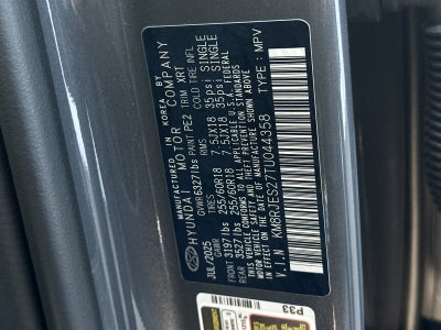 2026 Hyundai Palisade XRT Pro