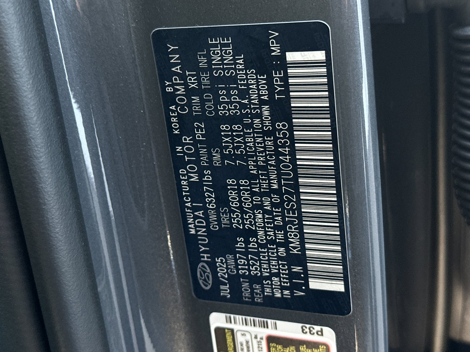 2026 Hyundai Palisade XRT Pro