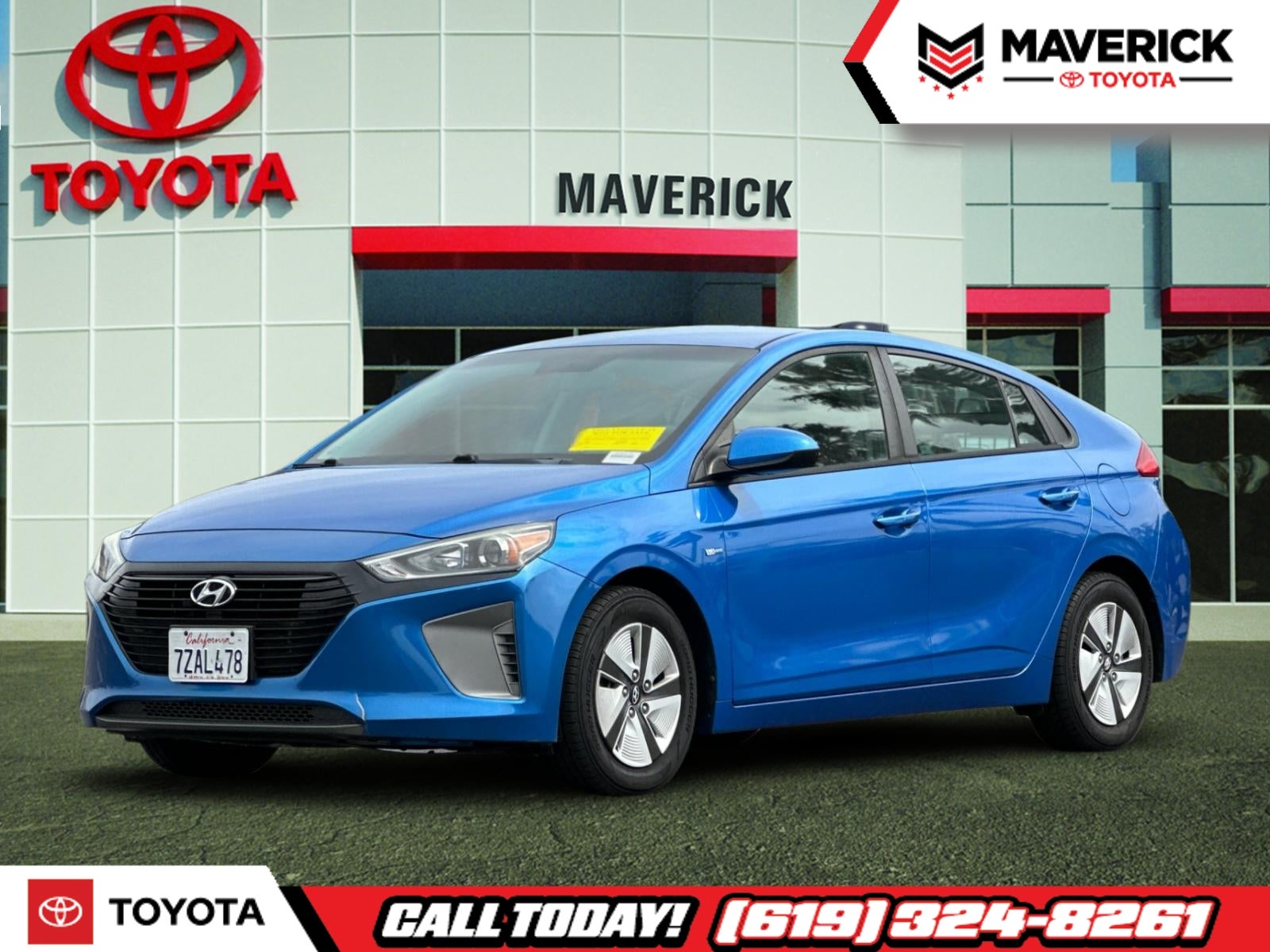 2017 Hyundai Ioniq Hybrid Blue