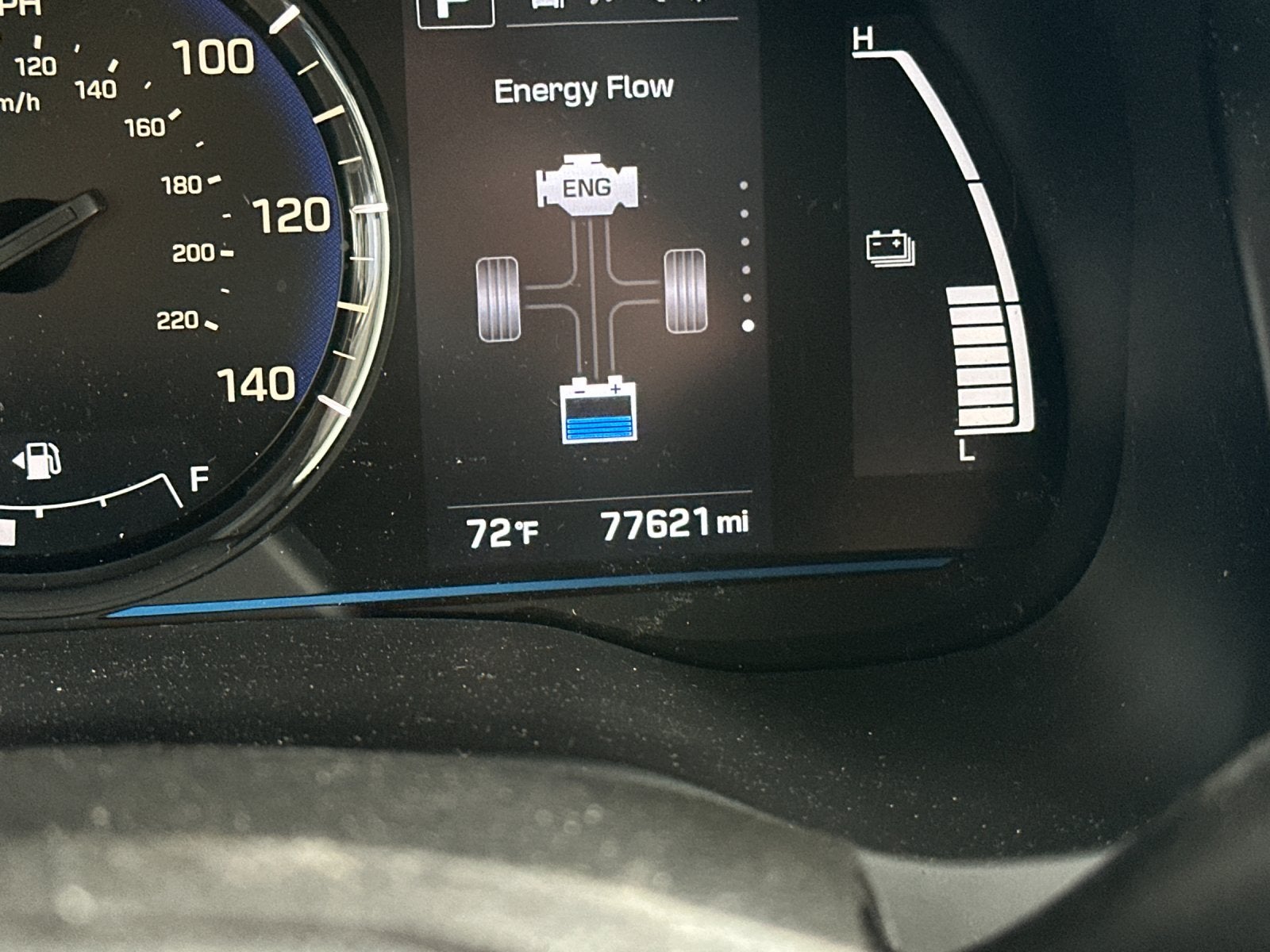 2017 Hyundai Ioniq Hybrid Blue