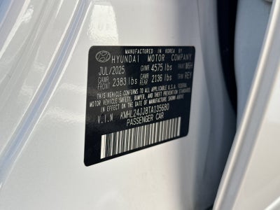 2026 Hyundai Sonata Hybrid Blue