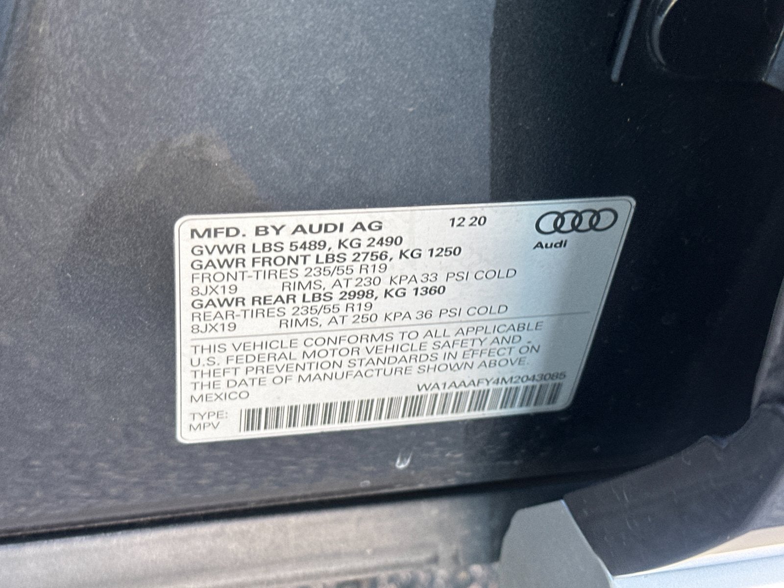 2021 Audi Q5 45 Premium quattro