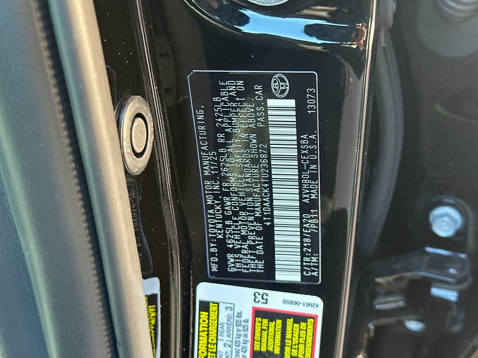 2026 Toyota Camry Nightshade