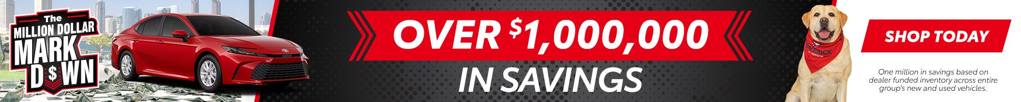 Over $1,000,000 in Savings!