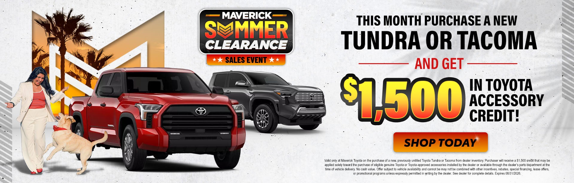 Toyota Accessory Credit