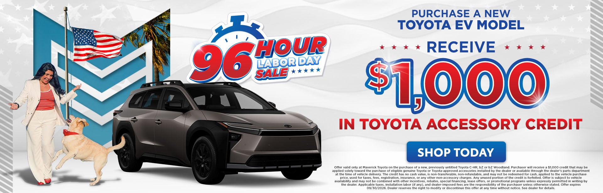 New EV Model Toyota Accessory Credit